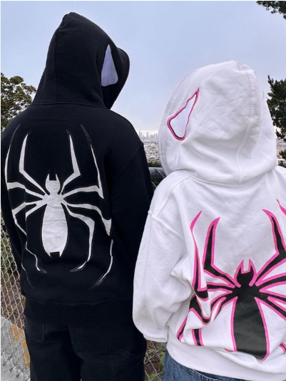 Pink Spider Hoodie Elevating Your Style Game for Arachnid Enthusiasts