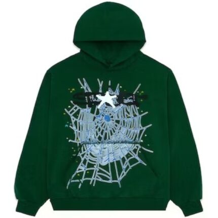 Sp5der Web Hoodie Hunter Green