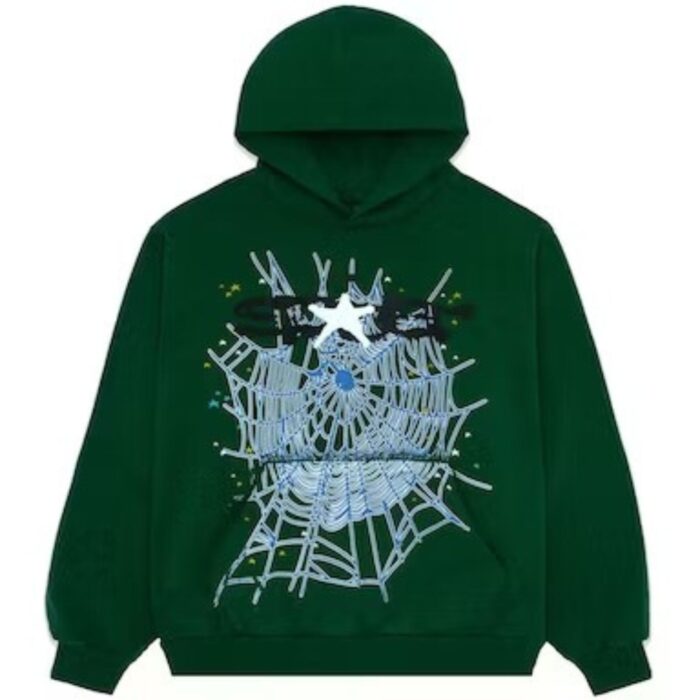 Sp5der Web Hoodie Hunter Green